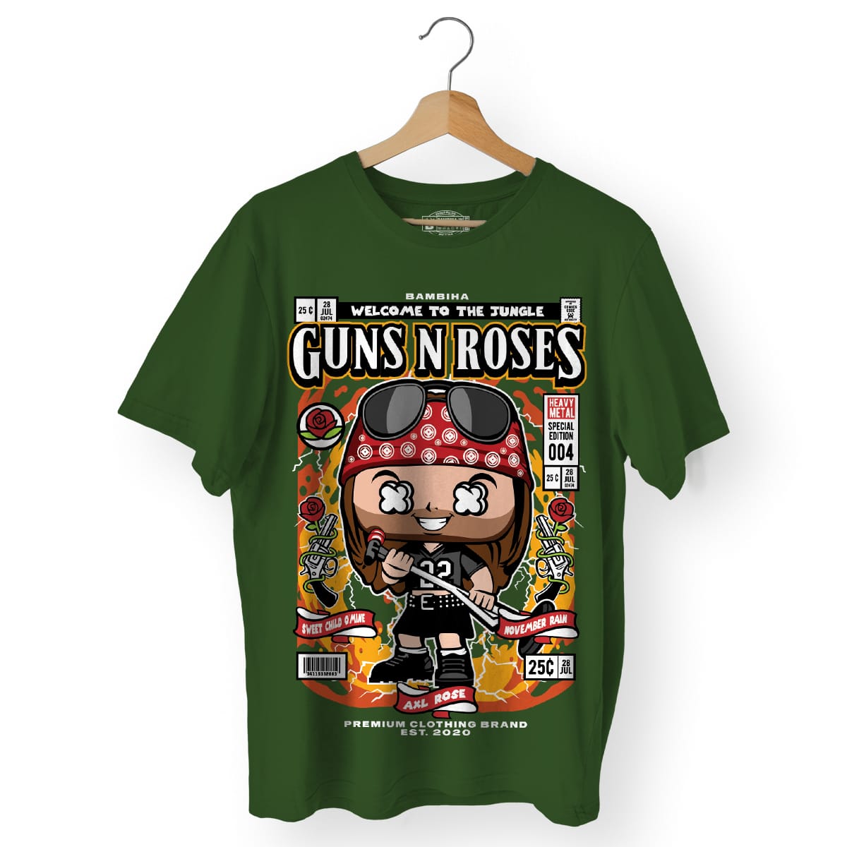 Axl Rose Cartoon T-Shirt