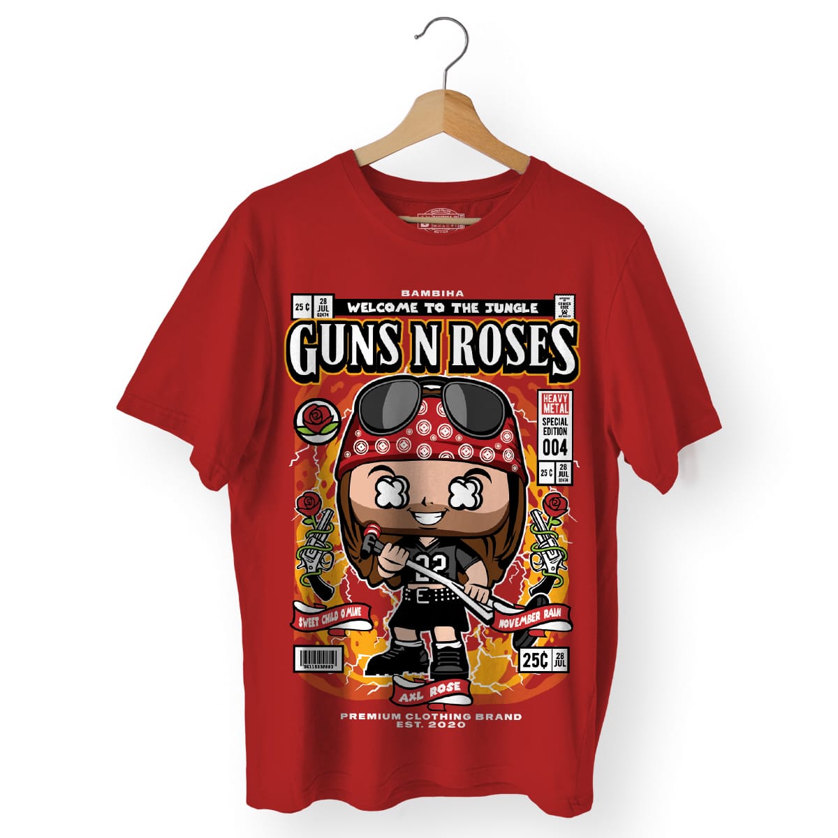 Axl Rose Cartoon T-Shirt