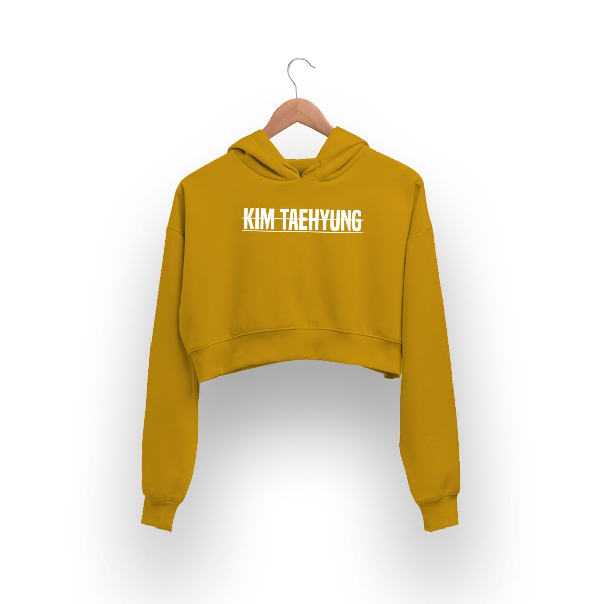 BTS Kim Taehyung Crop Hoodie