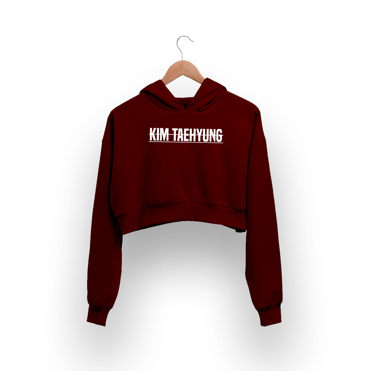 BTS Kim Taehyung Crop Hoodie