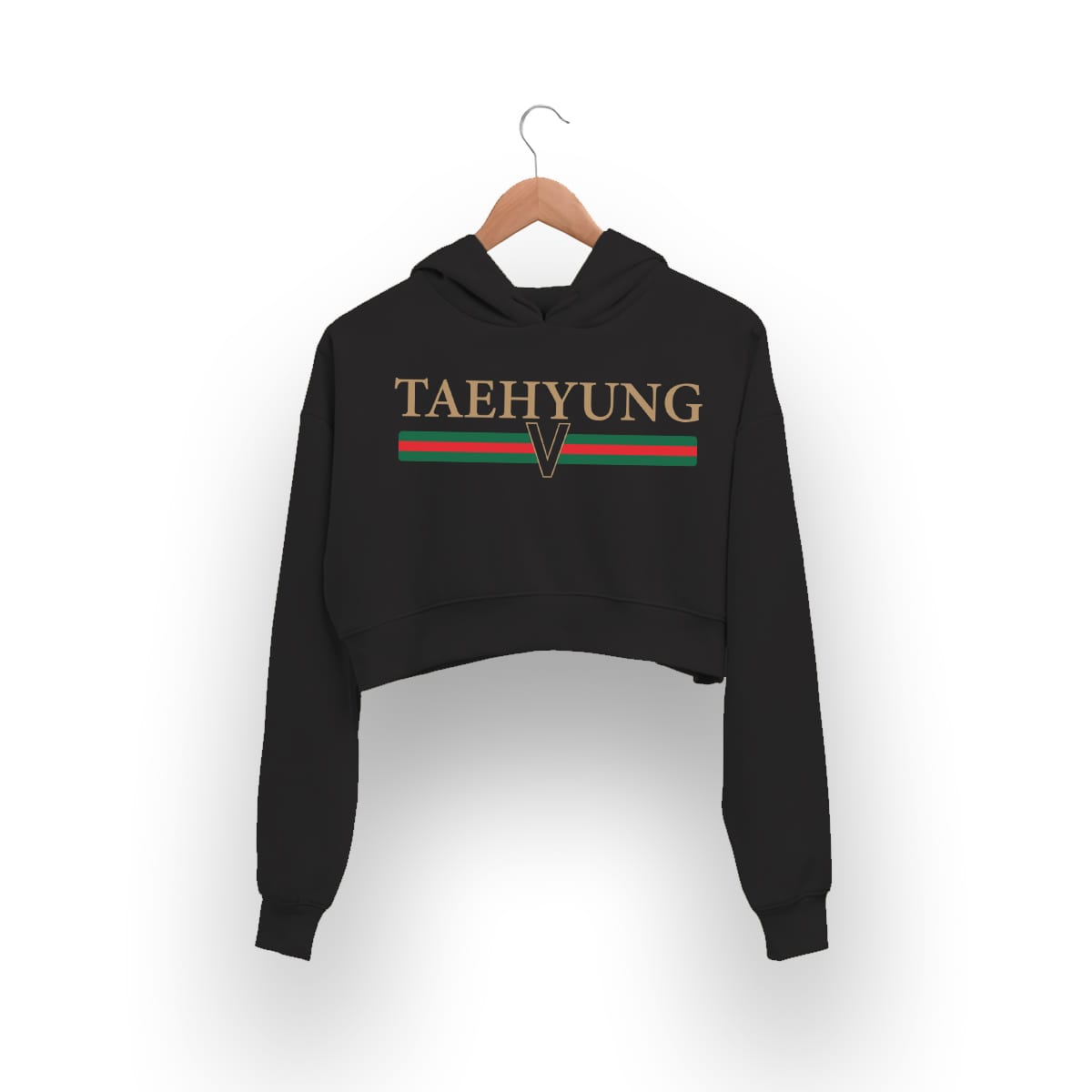BTS Taehyung V Crop Hoodie