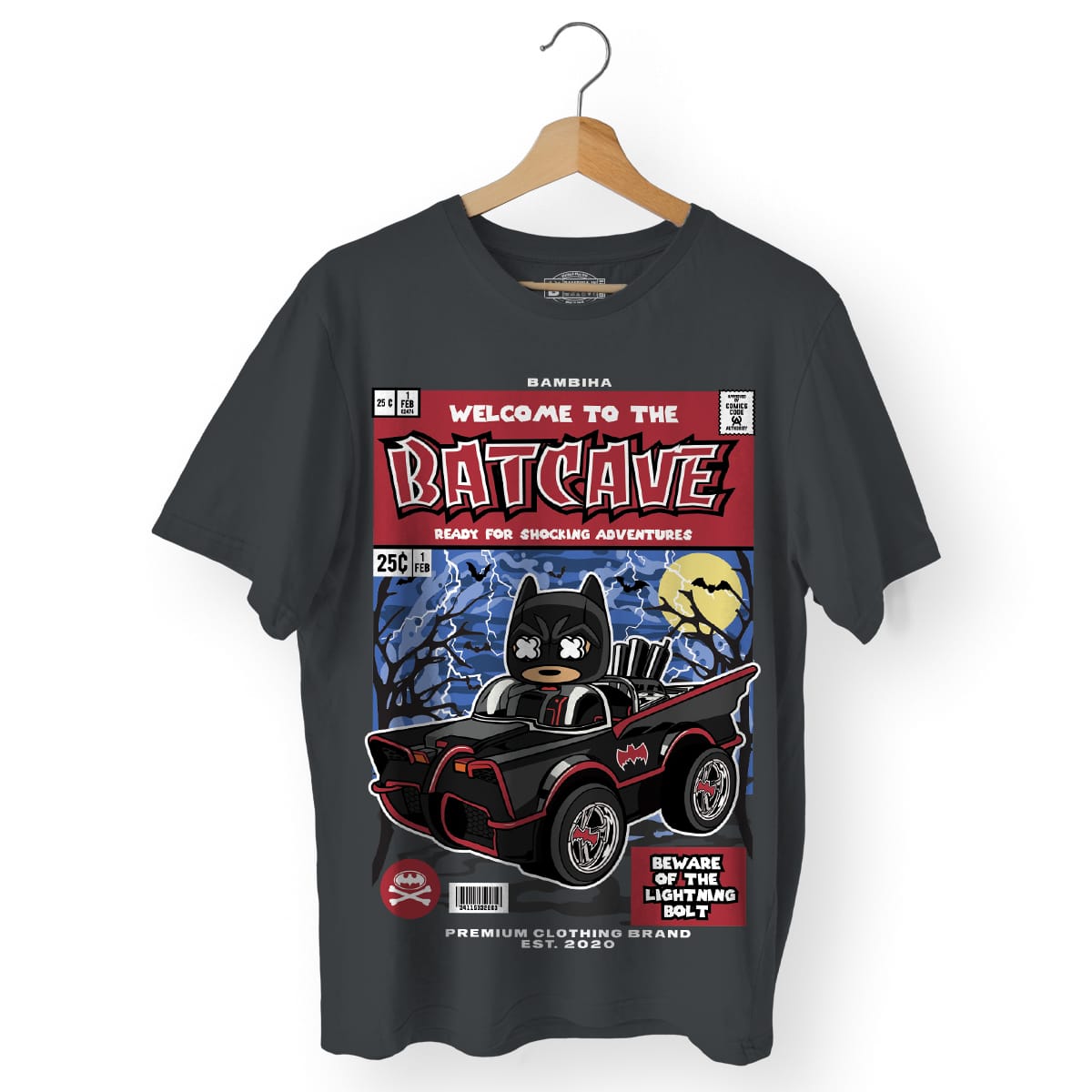Bat Mobile Cartoon T-Shirt
