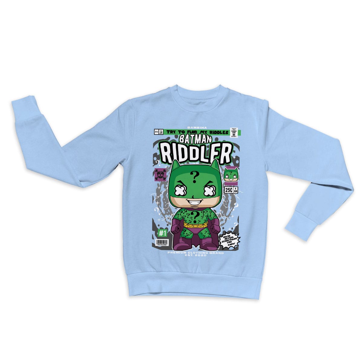 Batman Riddler Cartoon Sweatshirt