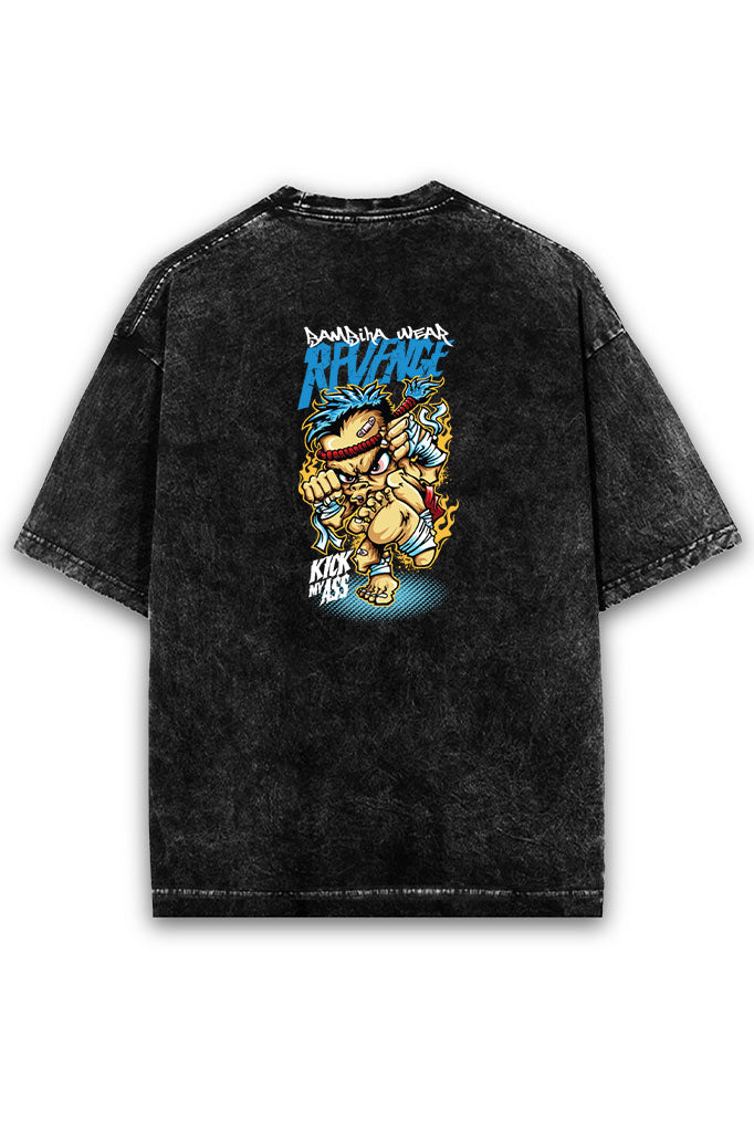 Battle Tested Acid Wash Oversized T-Shirt