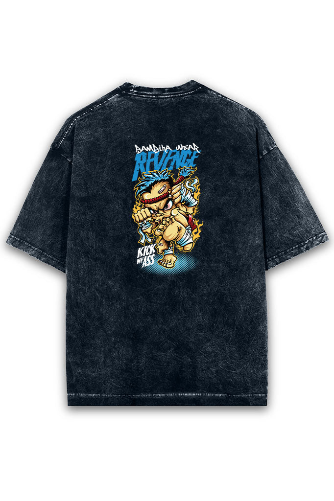 Battle Tested Acid Wash Oversized T-Shirt