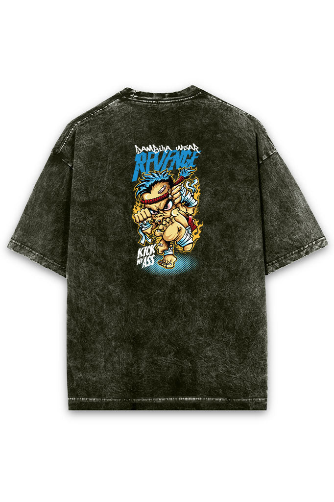 Battle Tested Acid Wash Oversized T-Shirt