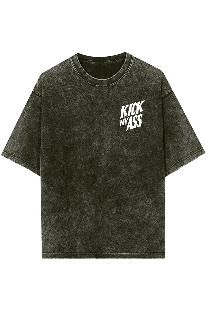 Battle Tested Acid Wash Oversized T-Shirt