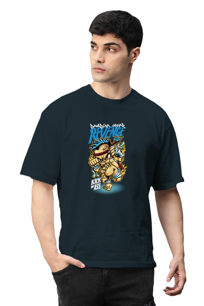 Battle Tested (Front Print) Oversized T-Shirt