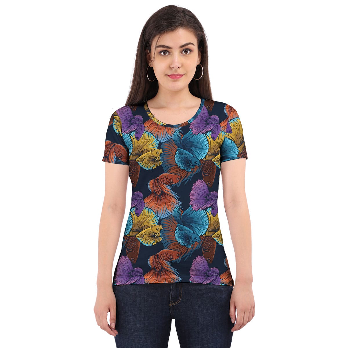 Betta Vintage Fish Women T-Shirt