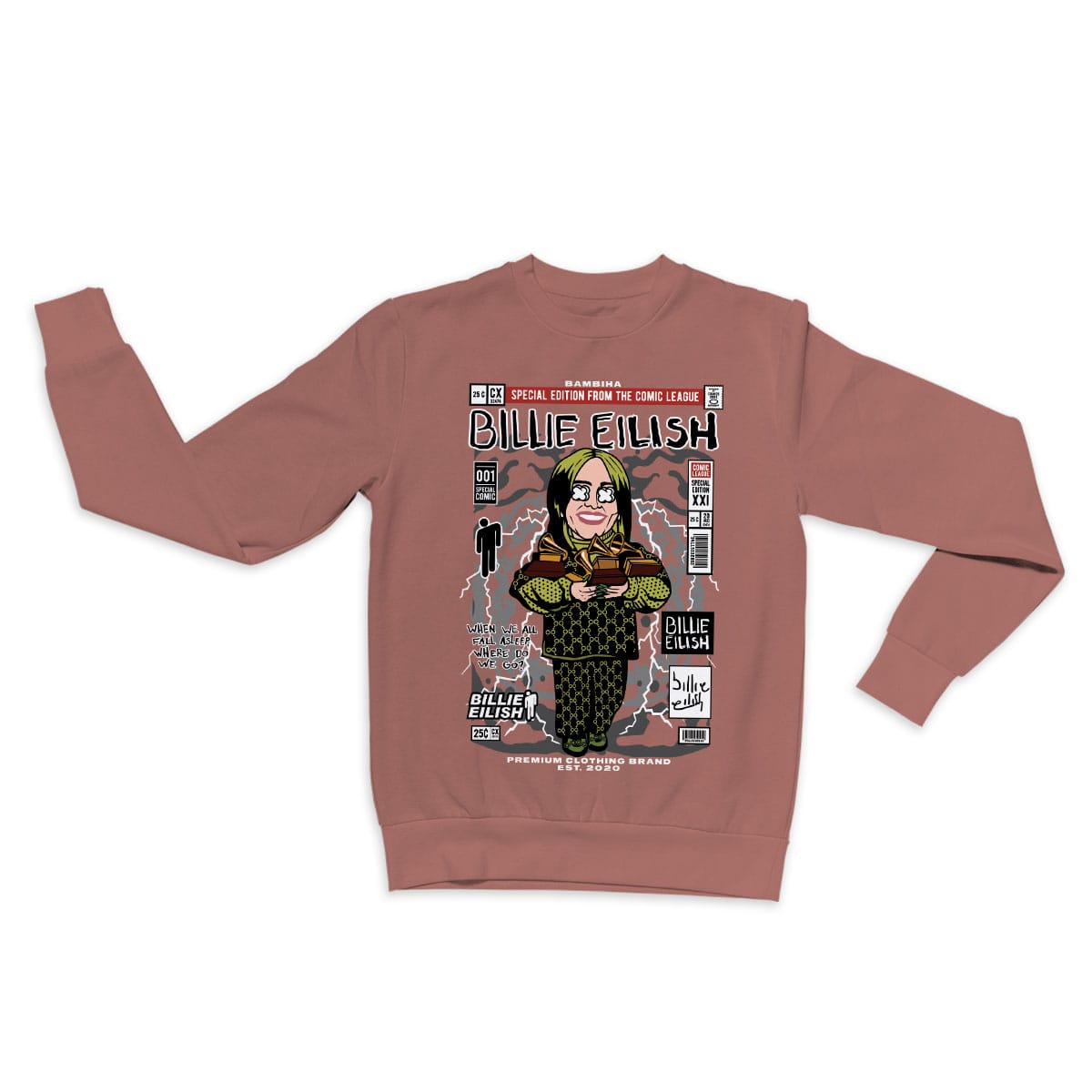 Billie Eilish Cartoon Sweatshirt