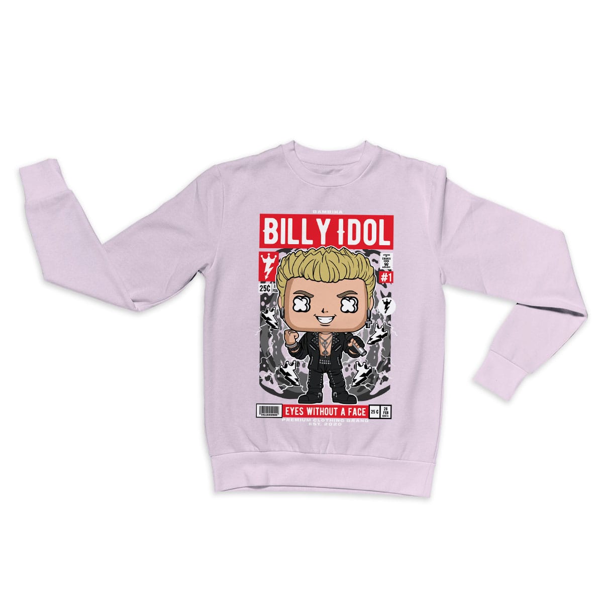 Billy Idol Cartoon Sweatshirt