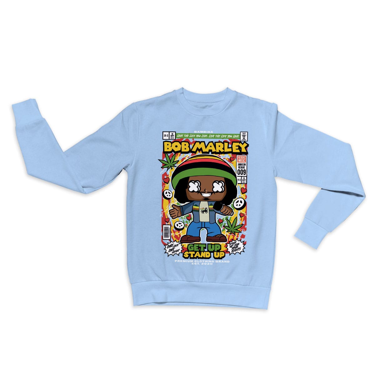 Bob Marley Cartoon Sweatshirt