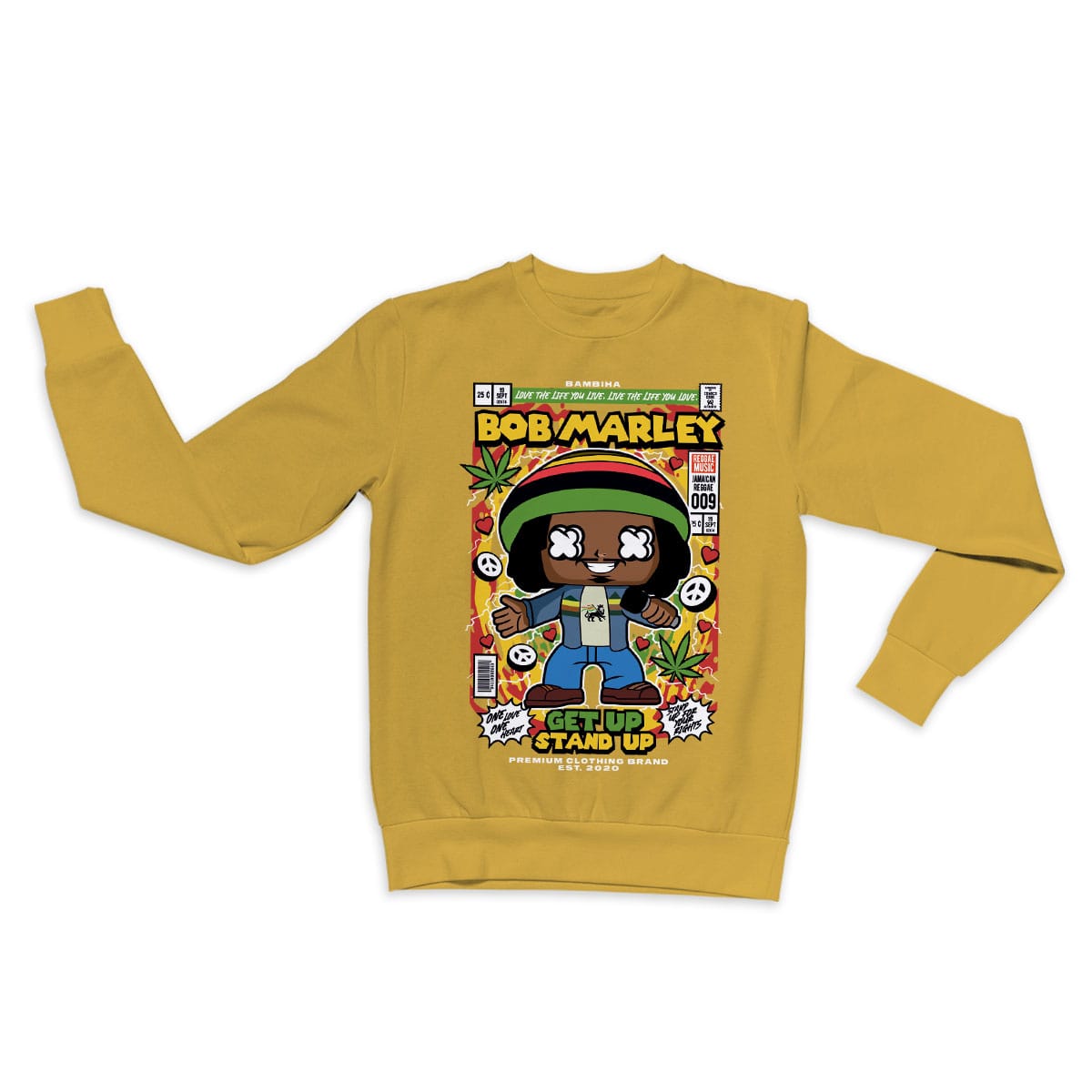 Bob Marley Cartoon Sweatshirt