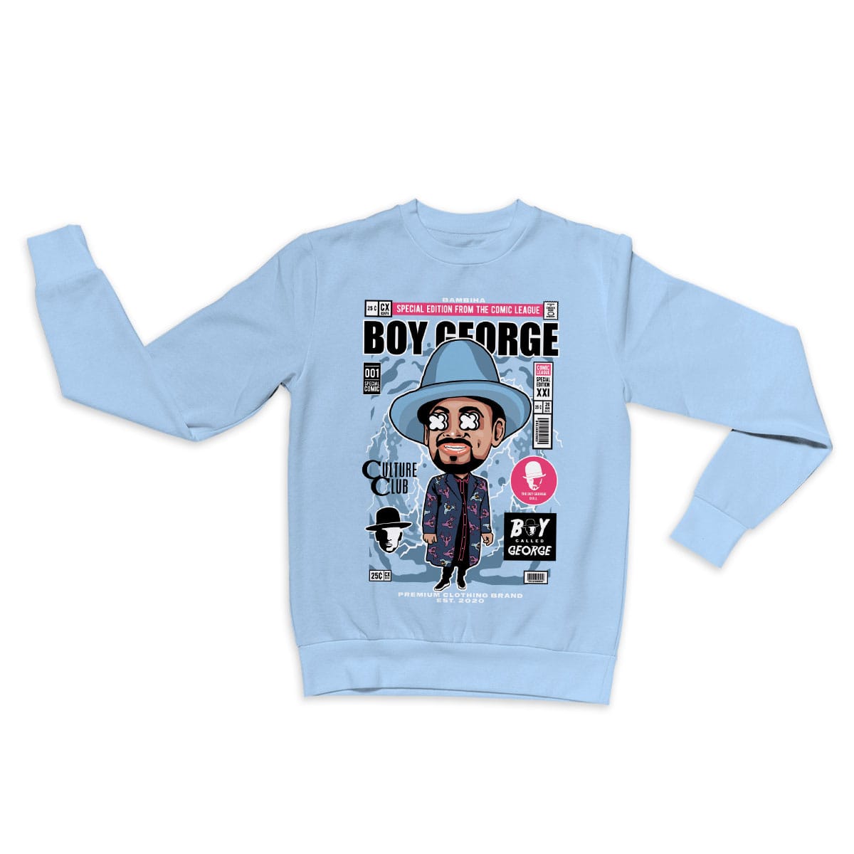 Boy George Cartoon Sweatshirt
