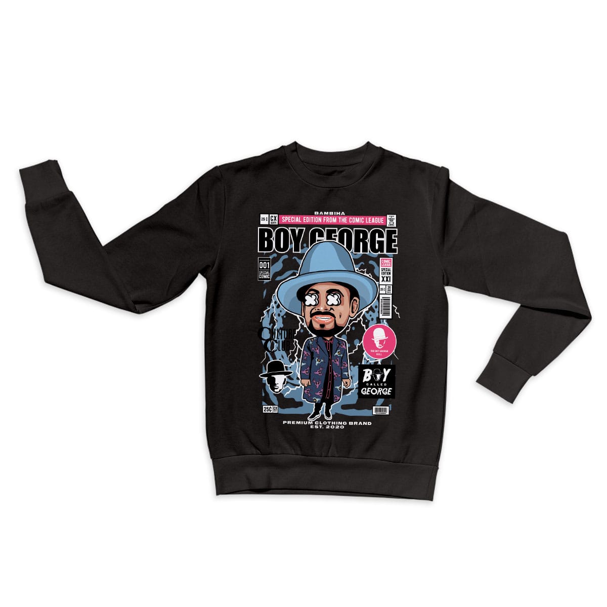 Boy George Cartoon Sweatshirt