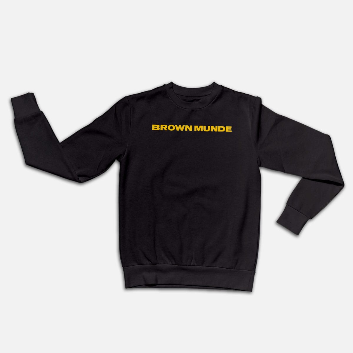 Brown Munde Black Sweatshirt