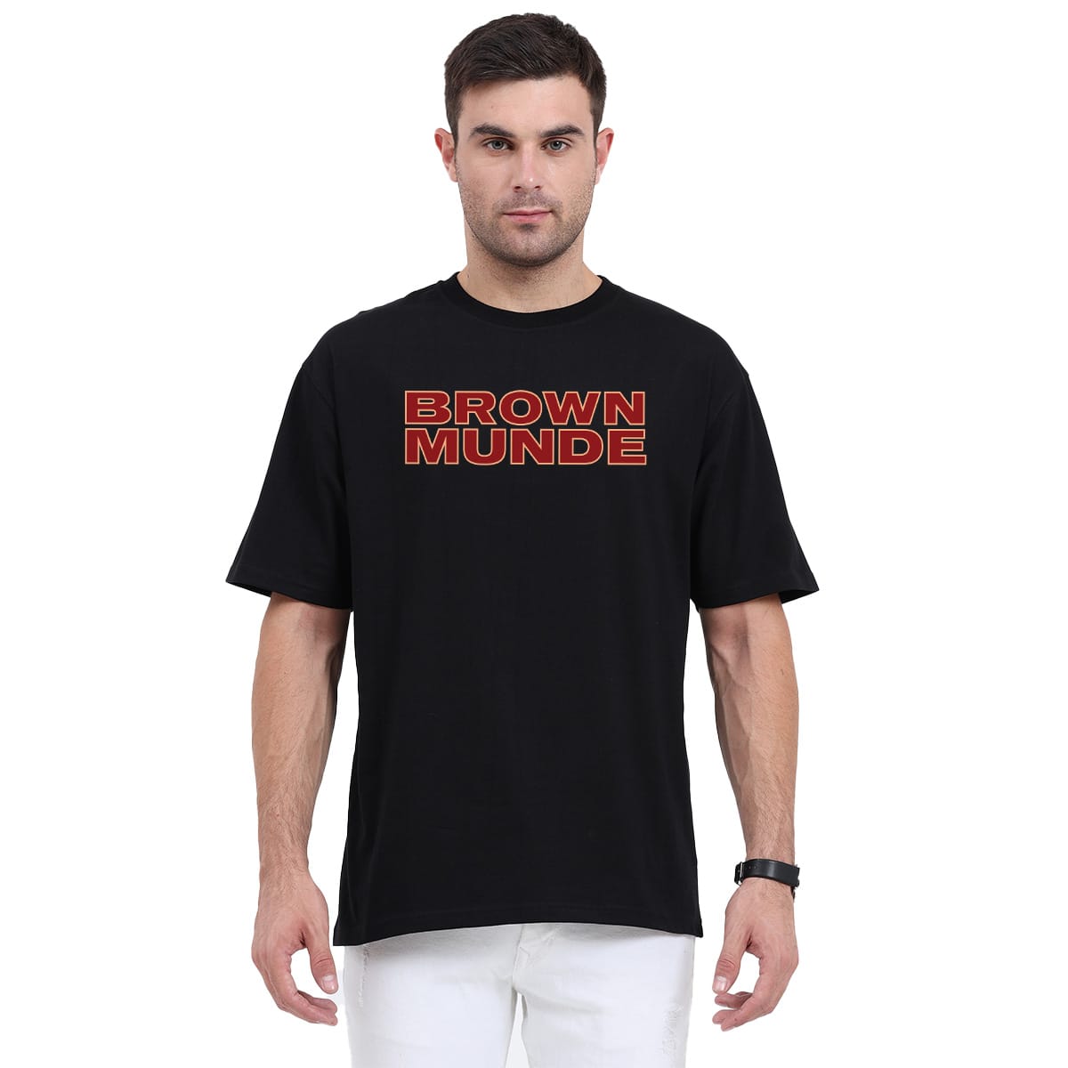 Brown Munde v2 Oversized T-Shirt