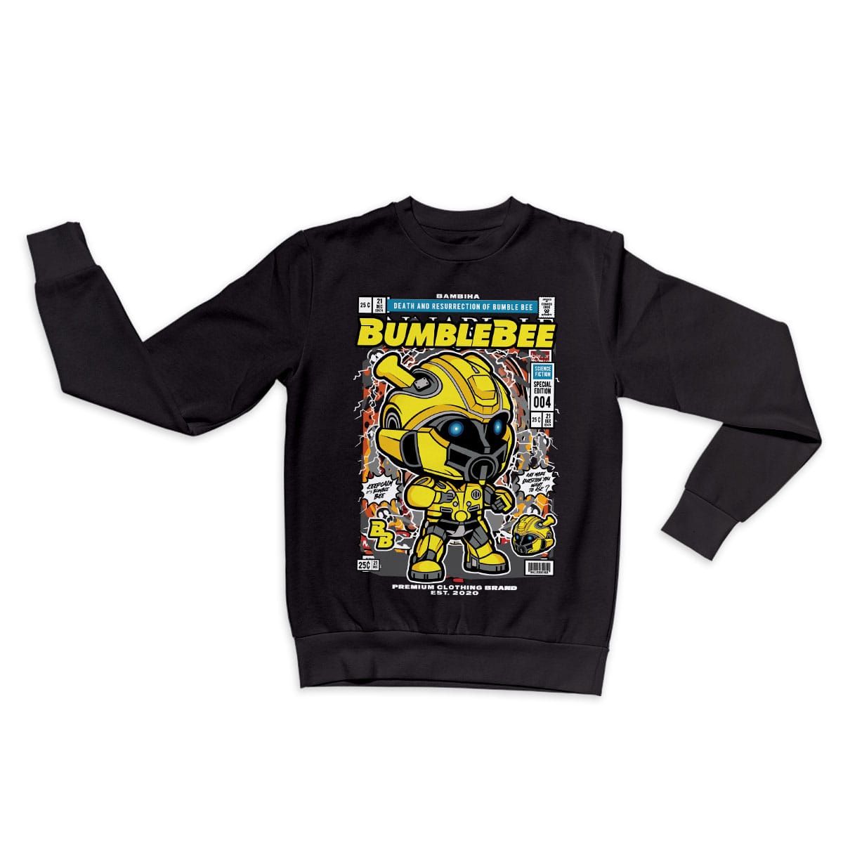Bumble Bee Cartoon Sweatshirt