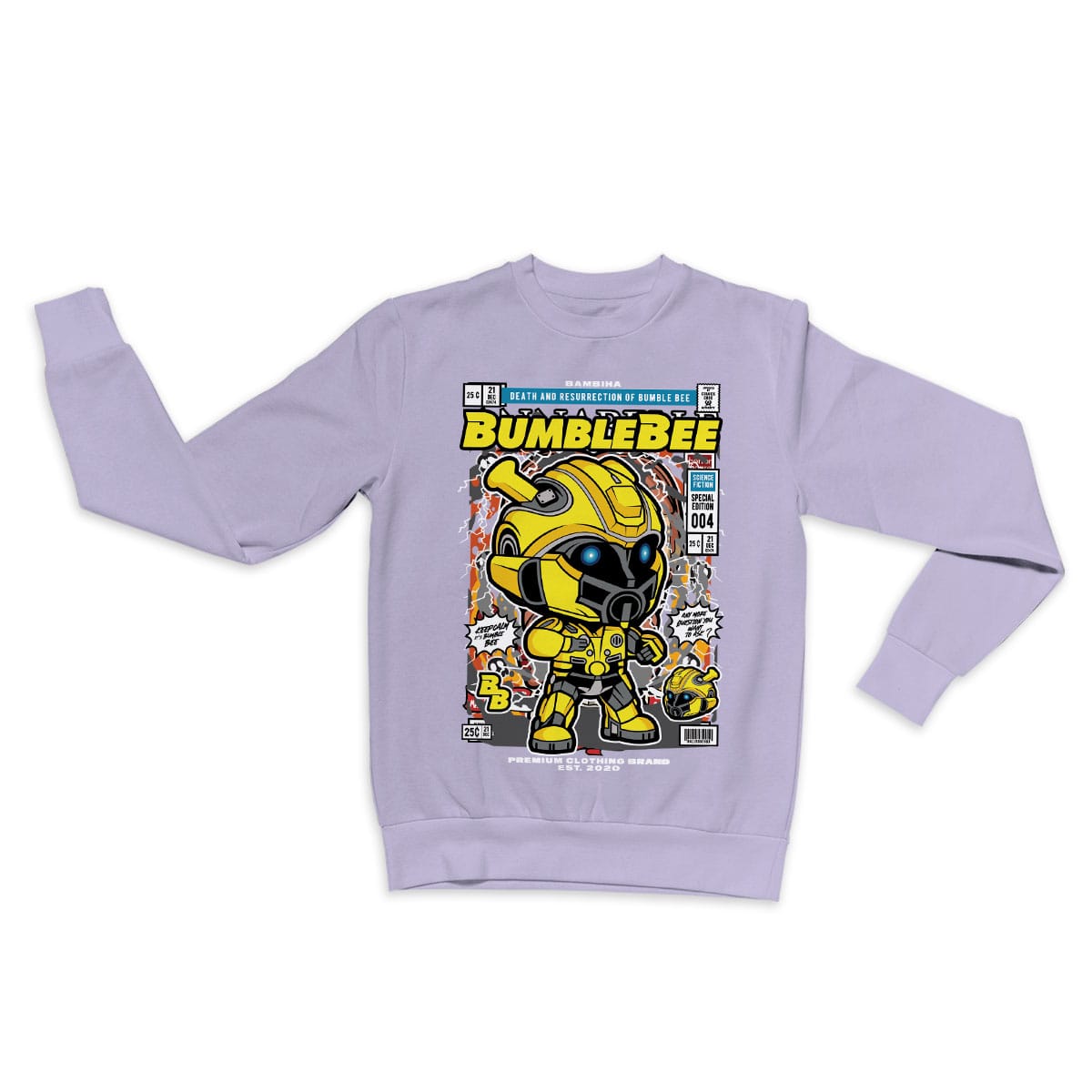 Bumble Bee Cartoon Sweatshirt