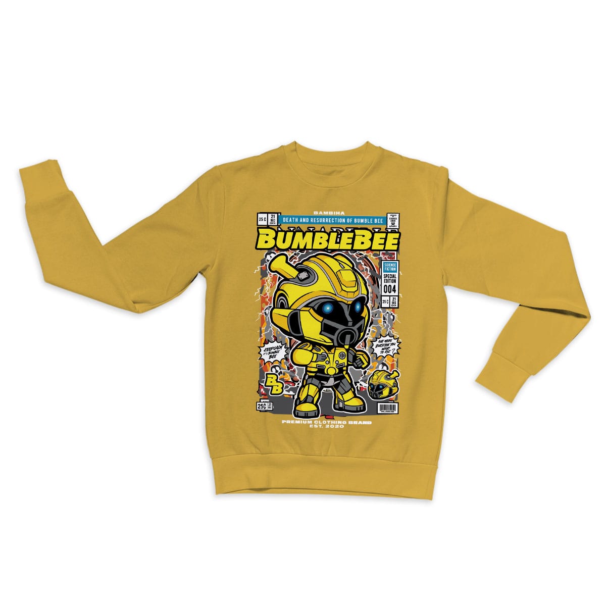 Bumble Bee Cartoon Sweatshirt