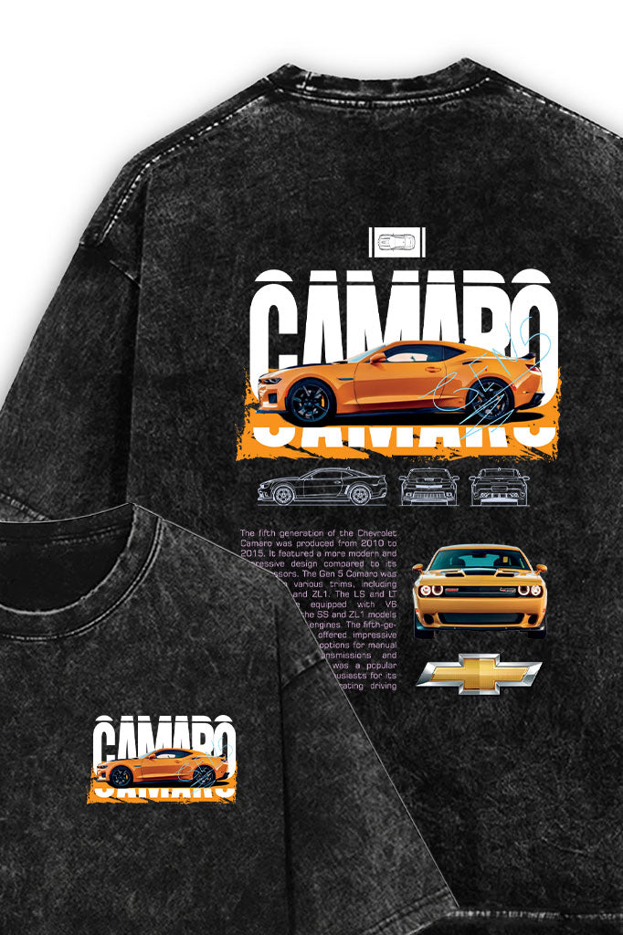 Camarro Acid Wash Oversized T-Shirt