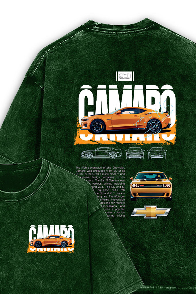 Camarro Acid Wash Oversized T-Shirt