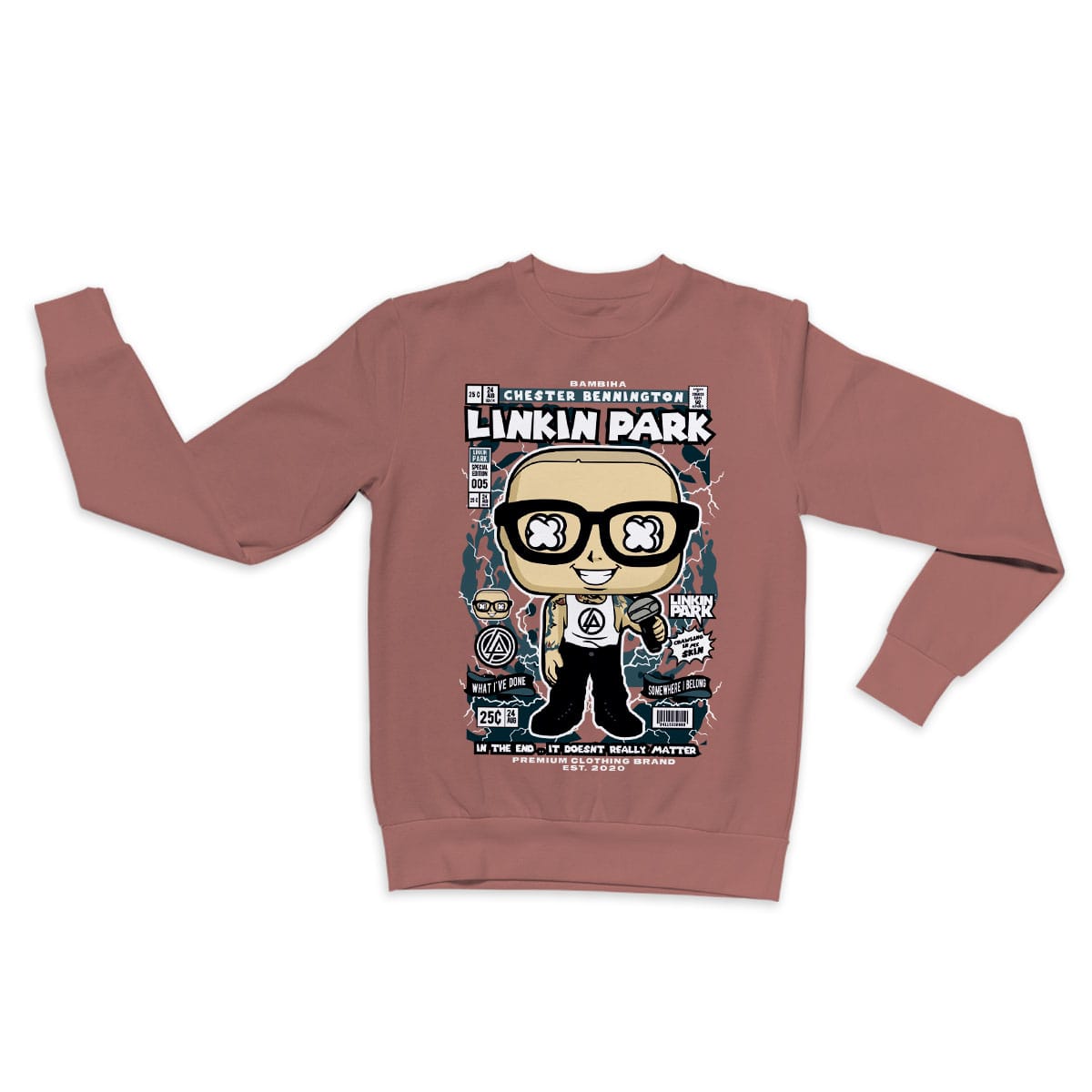Chester Bennington Cartoon Sweatshirt
