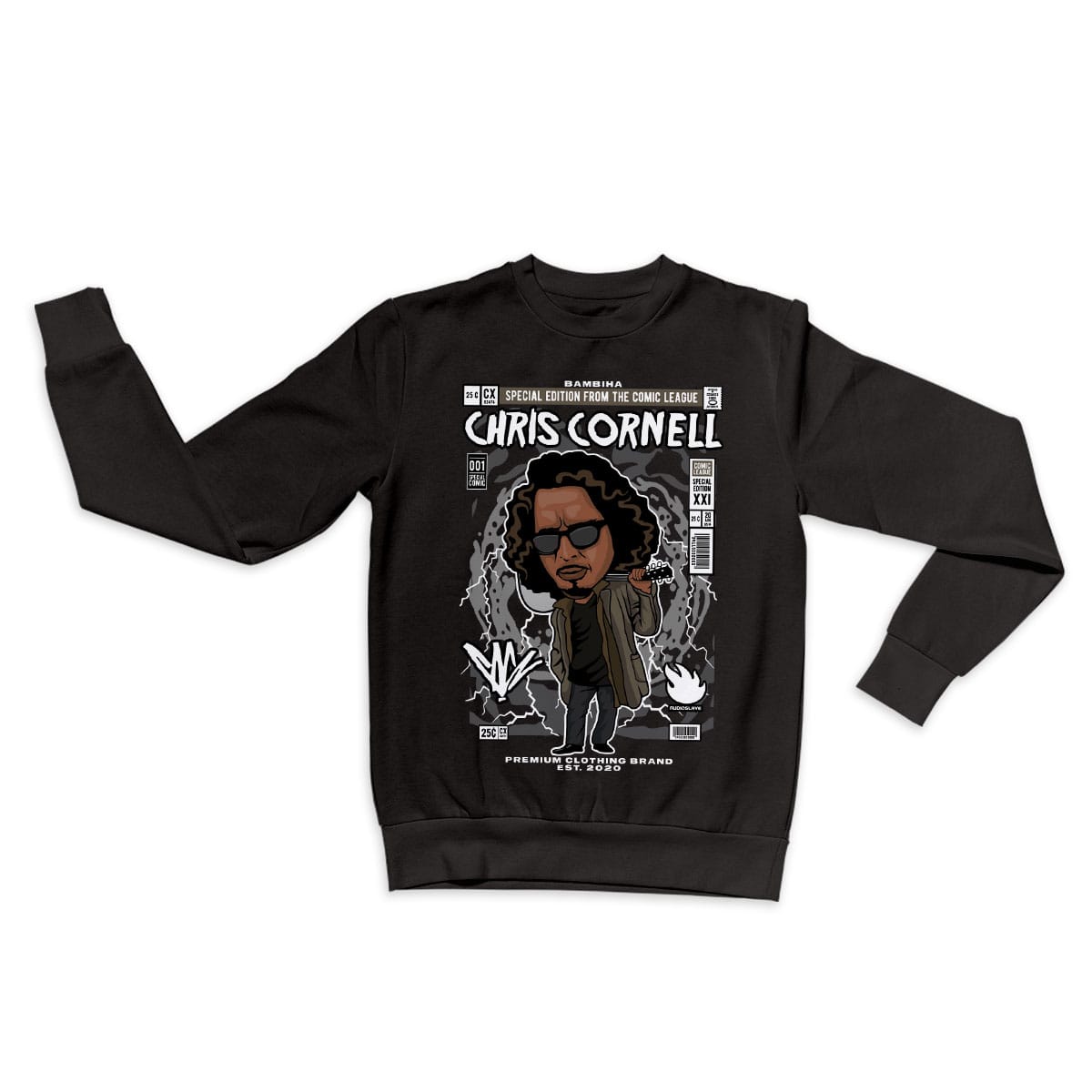Chris Cornell Cartoon Sweatshirt