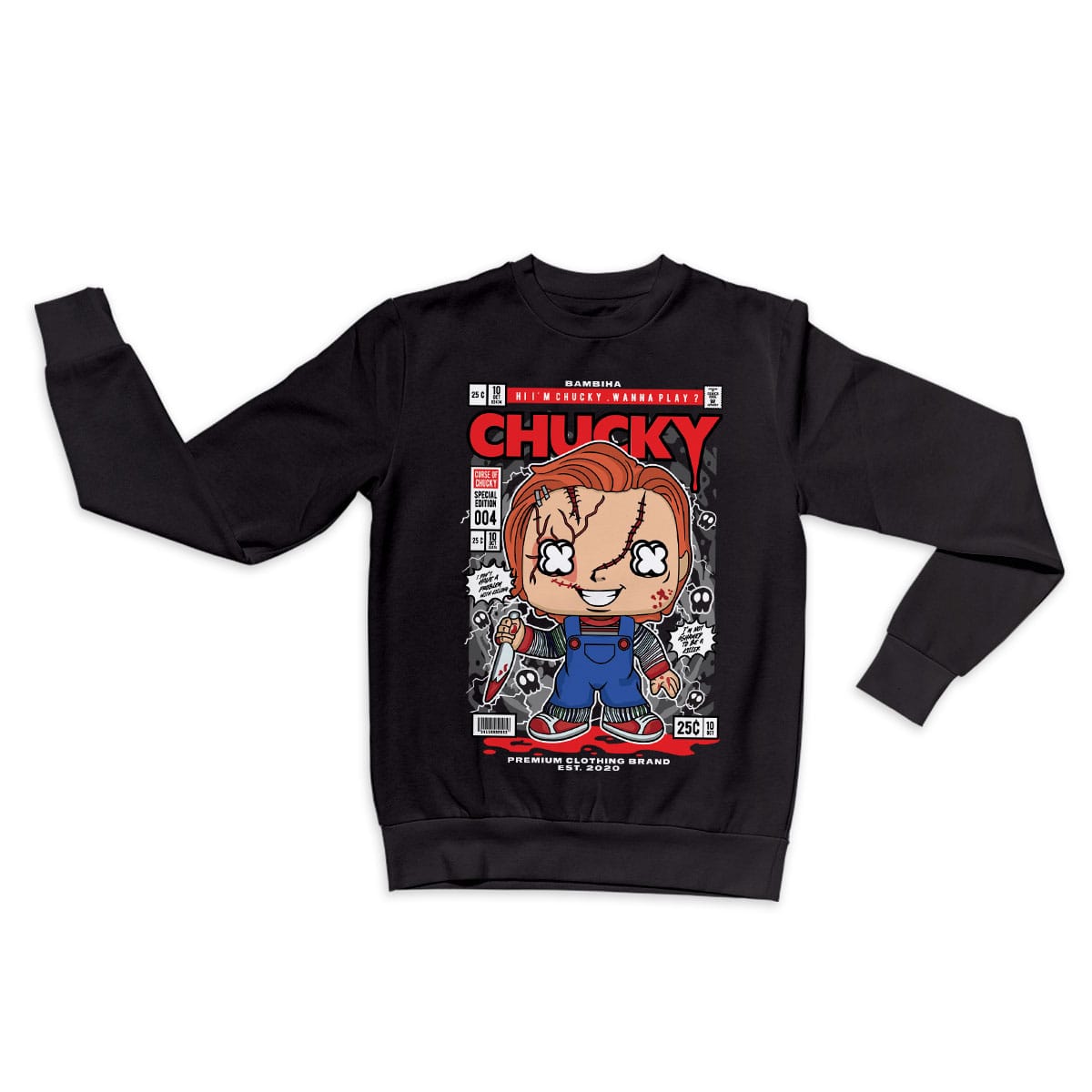 Chucky Cartoon Sweatshirt