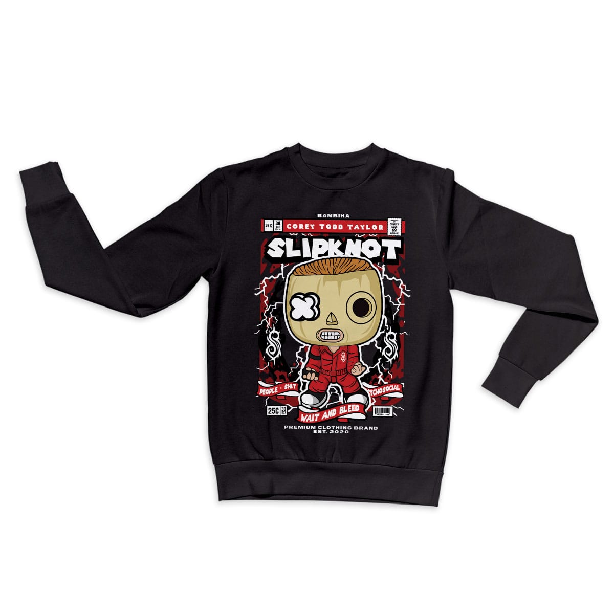 Corey Taylor Slipknot Cartoon Sweatshirt