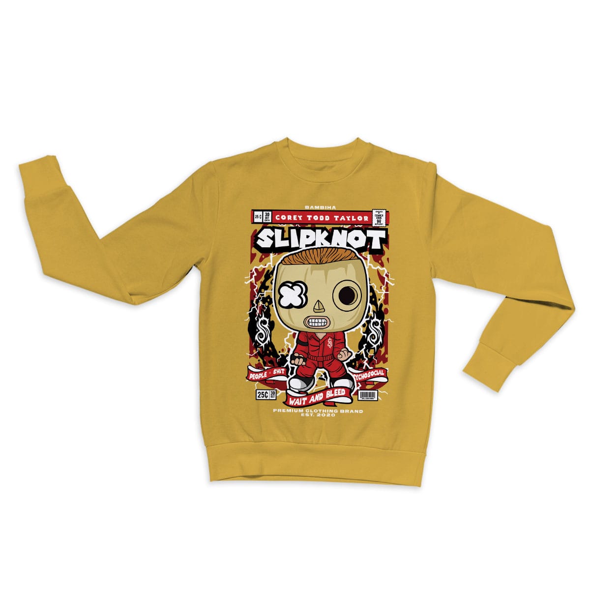Corey Taylor Slipknot Cartoon Sweatshirt