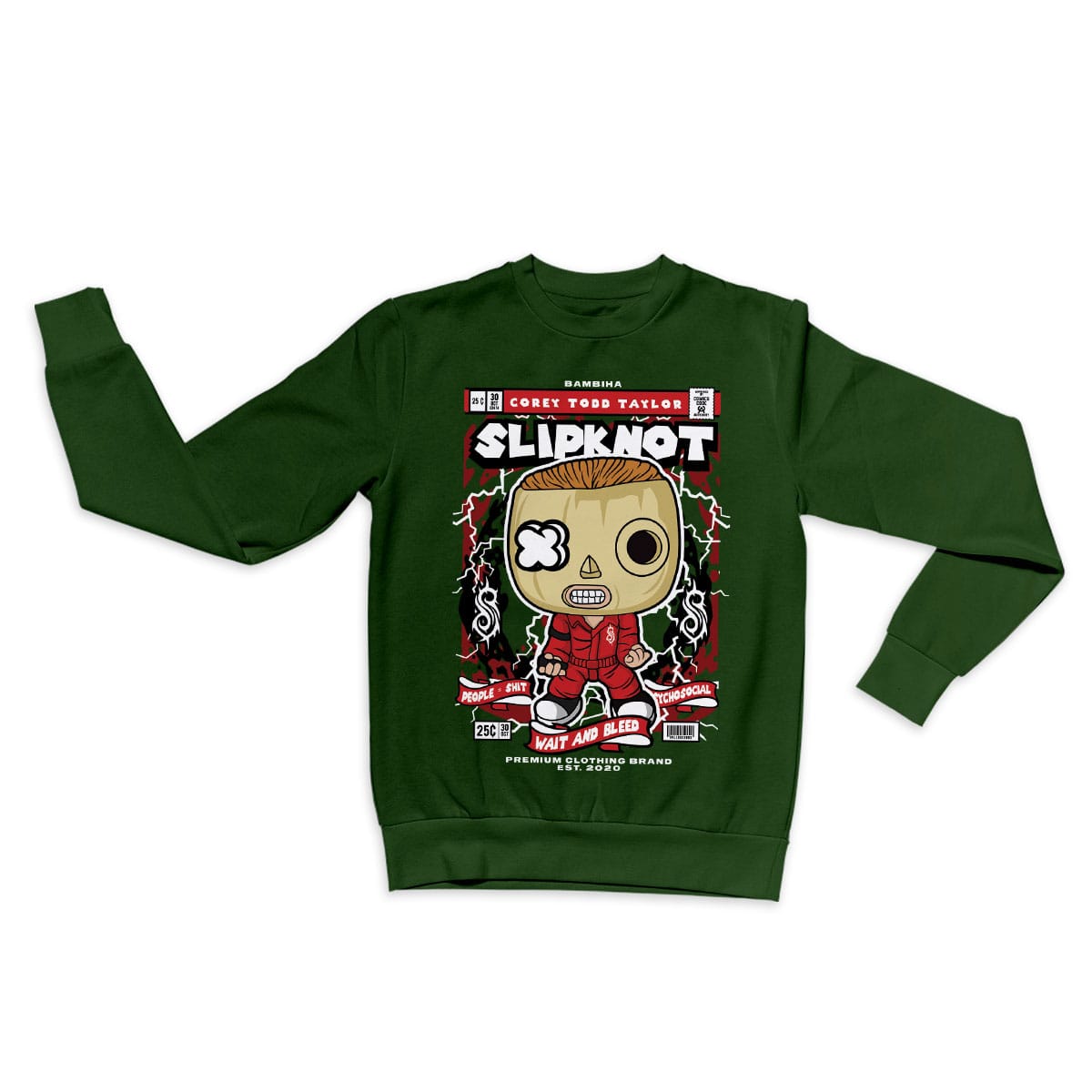 Corey Taylor Slipknot Cartoon Sweatshirt