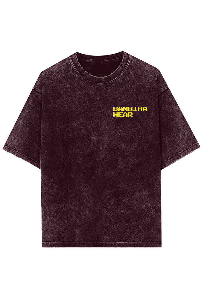 Doom Acid Wash Oversized T-Shirt