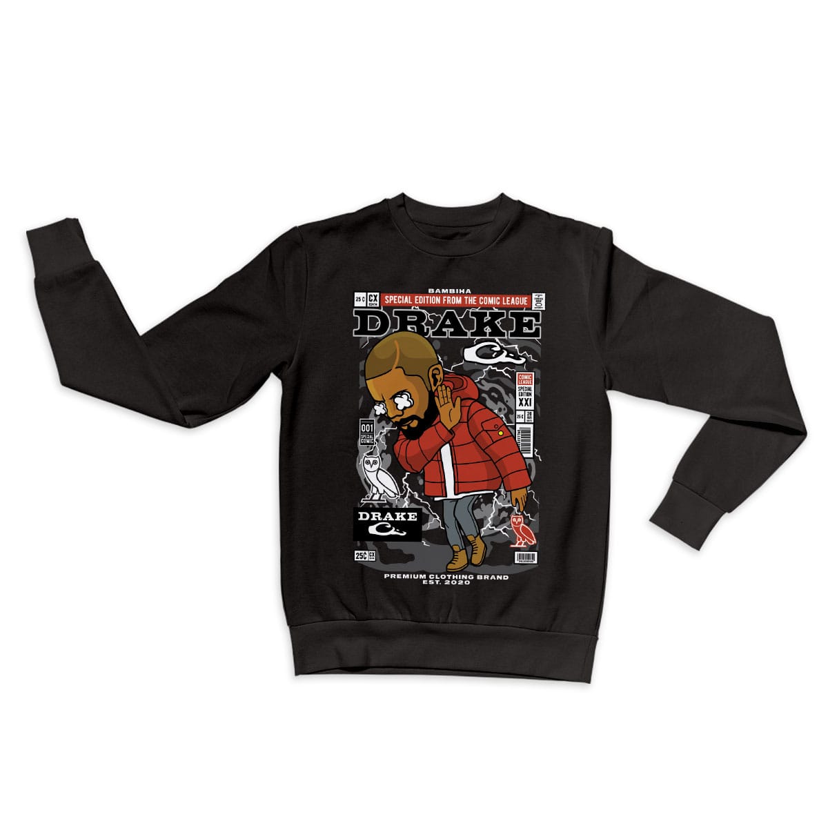 Drake Cartoon Sweatshirt