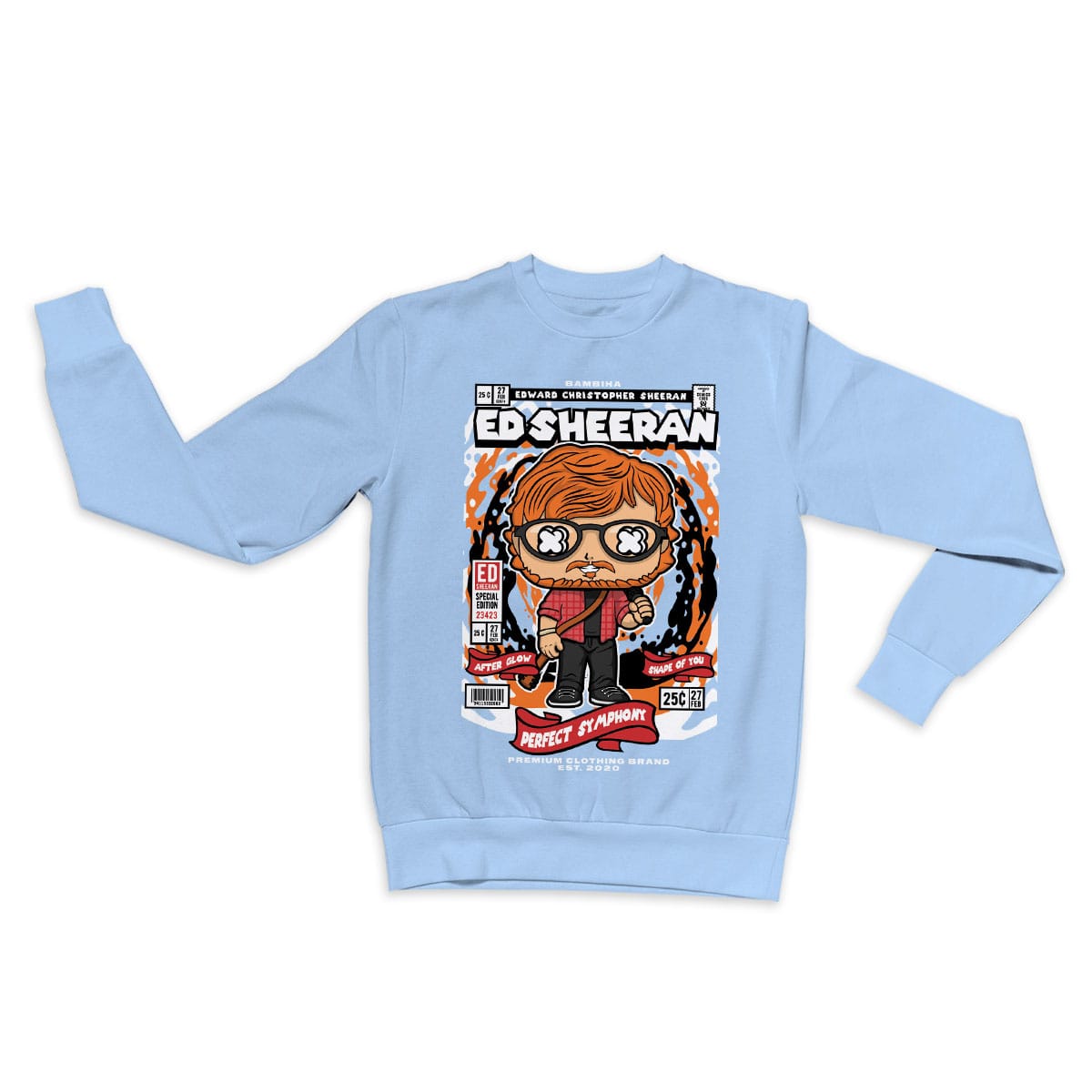 Ed Sheeran Cartoon Sweatshirt