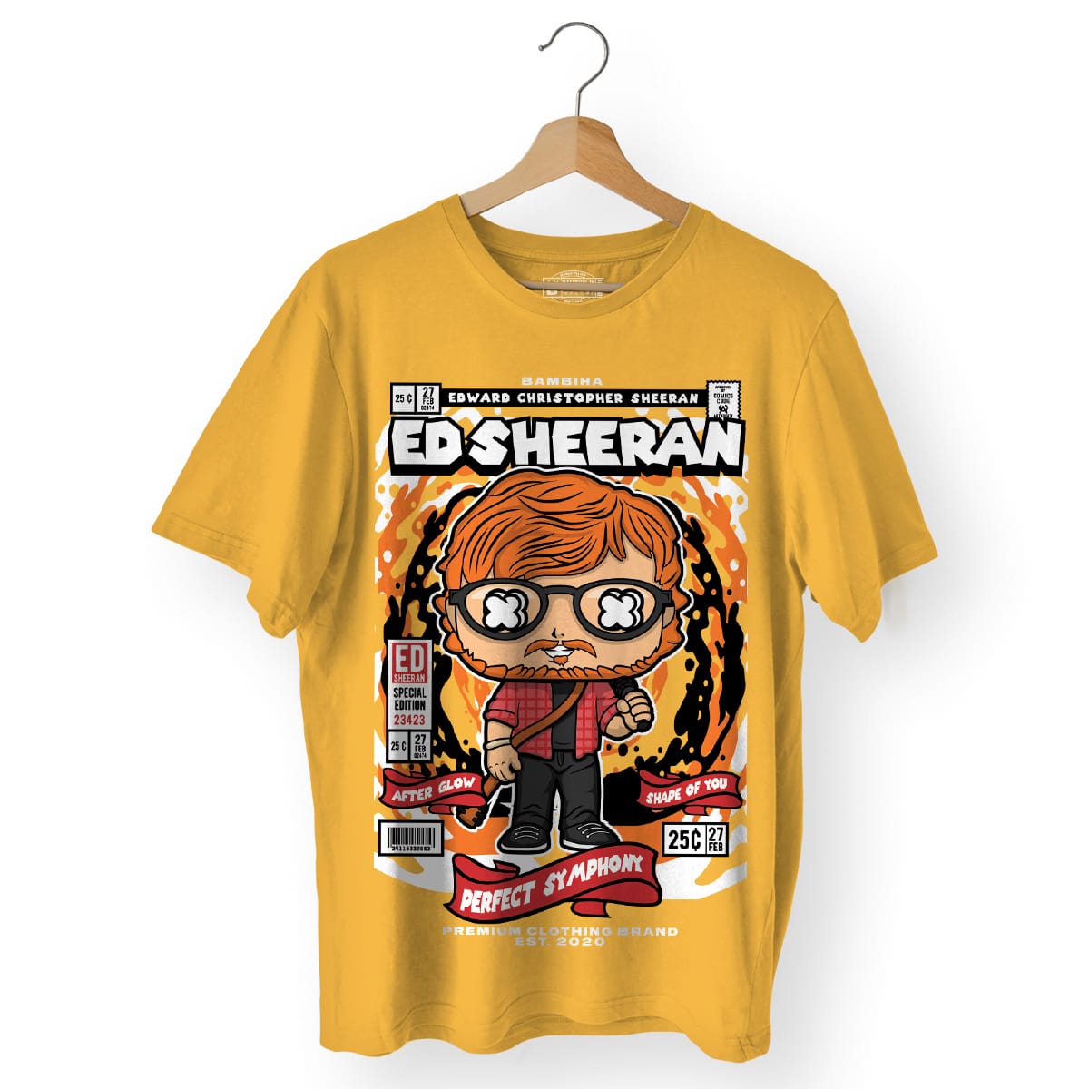 Ed Sheeran Cartoon T-Shirt