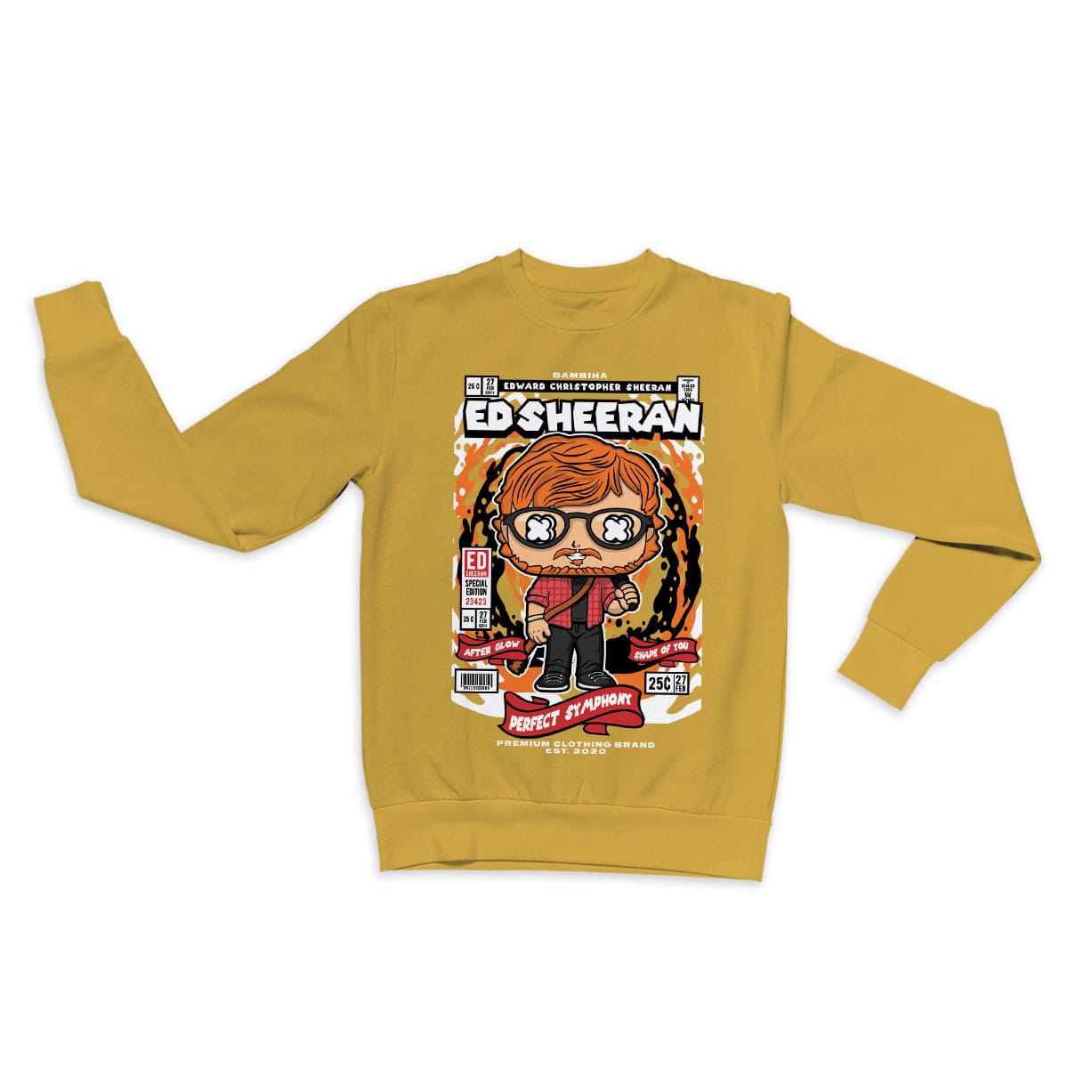 Ed Sheeran Cartoon Sweatshirt