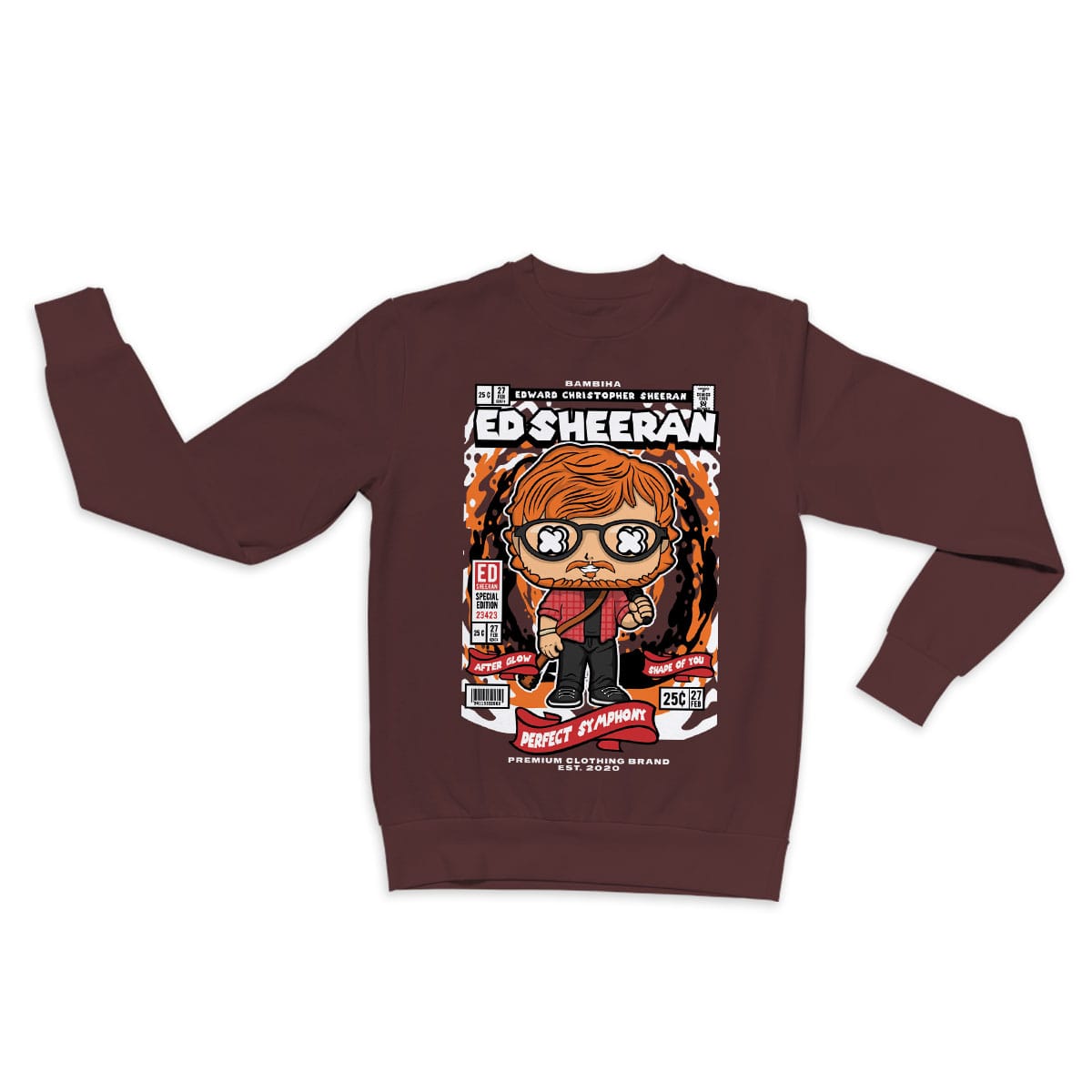 Ed Sheeran Cartoon Sweatshirt