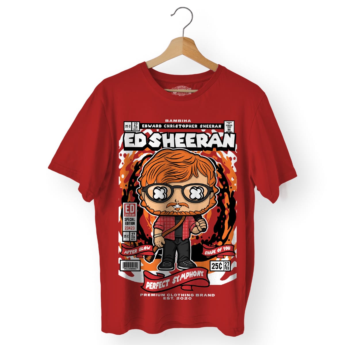 Ed Sheeran Cartoon T-Shirt