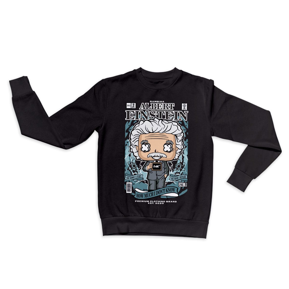 Einstein Cartoon Sweatshirt