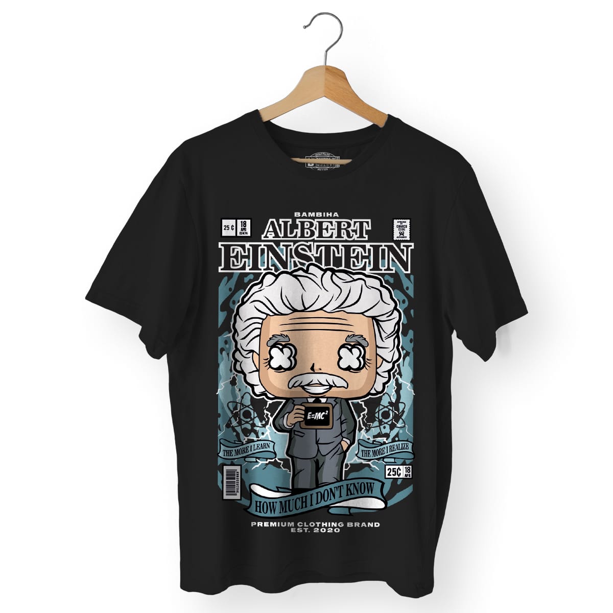 Einstein Cartoon T-Shirt