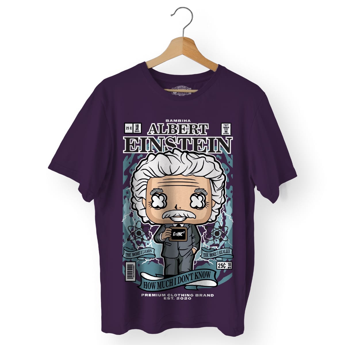 Einstein Cartoon T-Shirt
