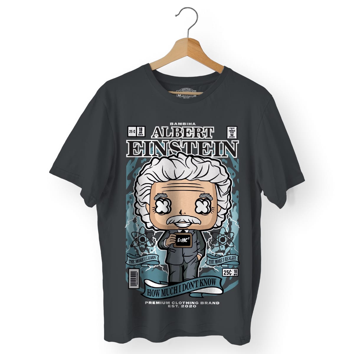 Einstein Cartoon T-Shirt