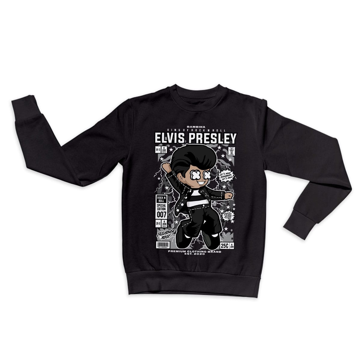 Elvis Cartoon Sweatshirt