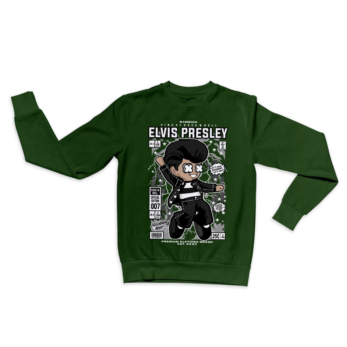 Elvis Cartoon Sweatshirt