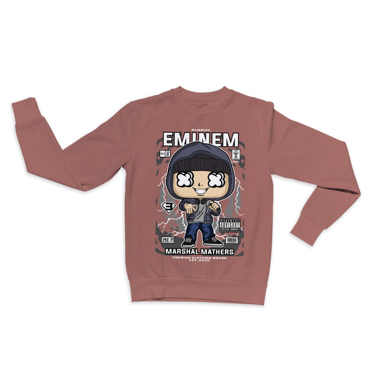 Eminem 8 Mile Cartoon Sweatshirt