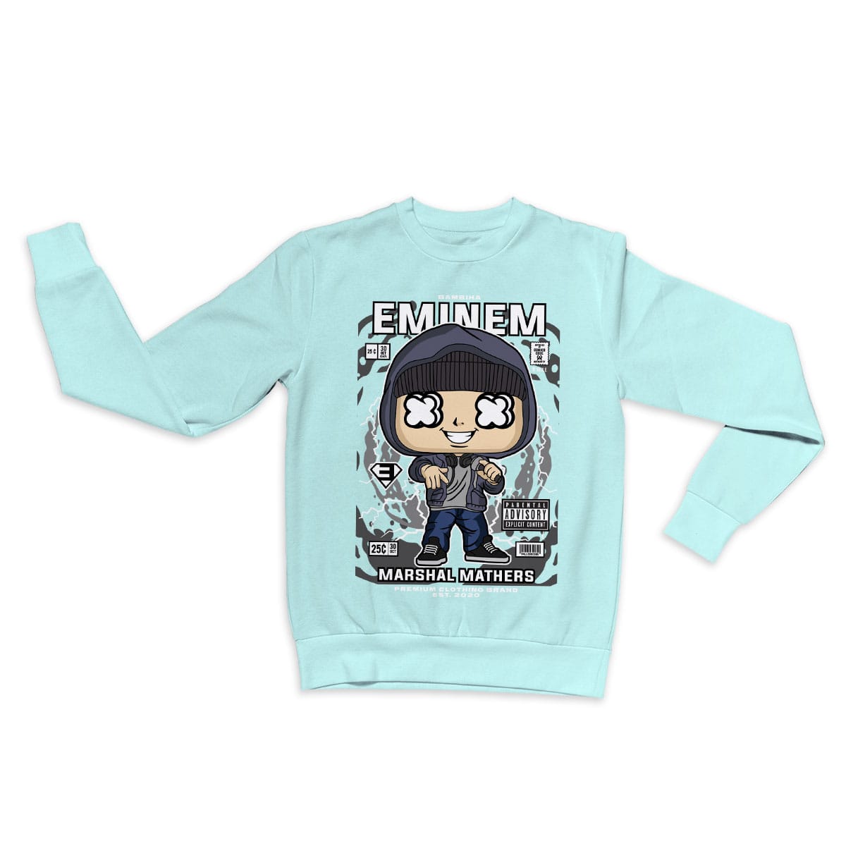 Eminem 8 Mile Cartoon Sweatshirt