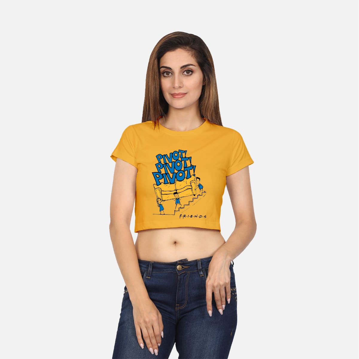Friends Pivot Crop Top