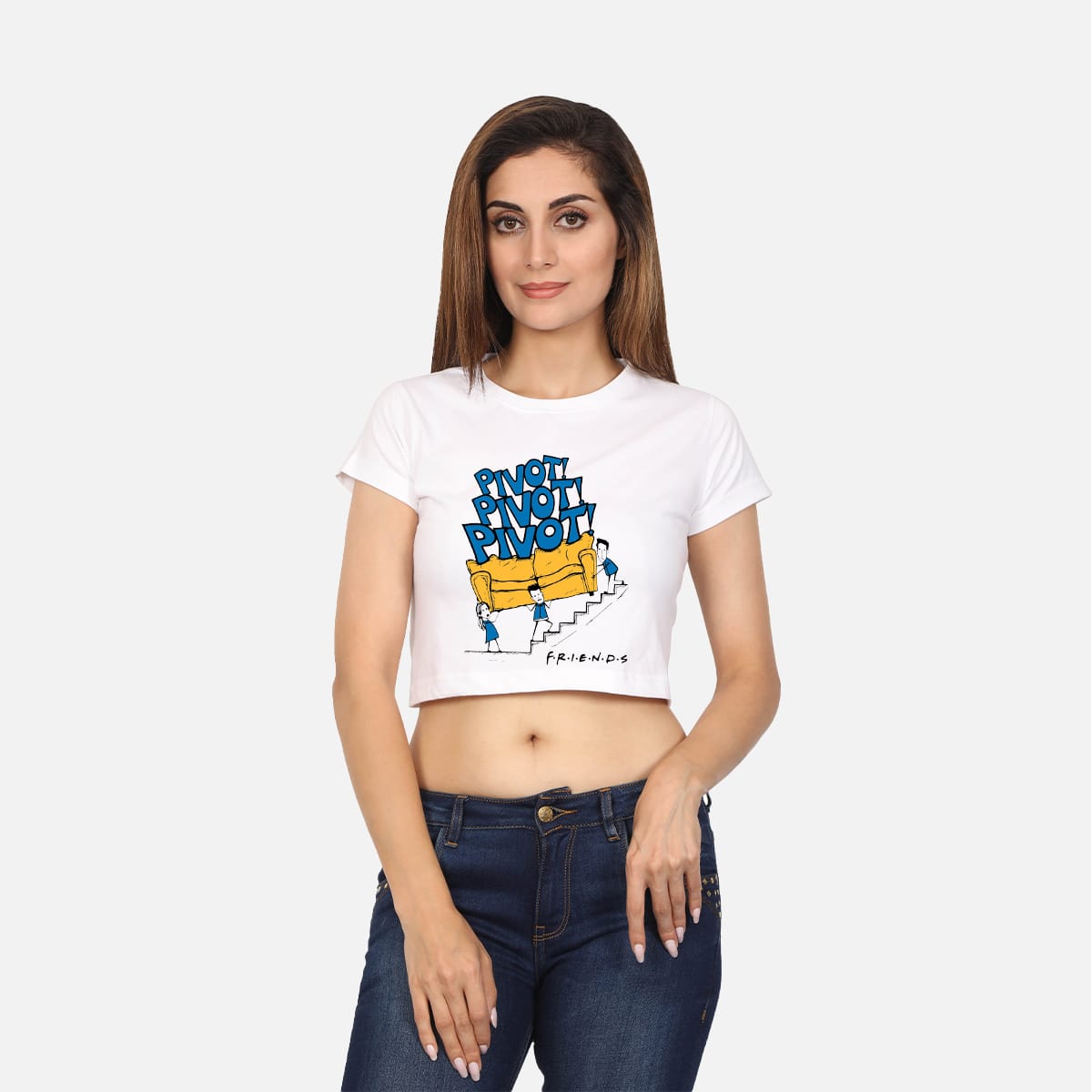 Friends Pivot Crop Top
