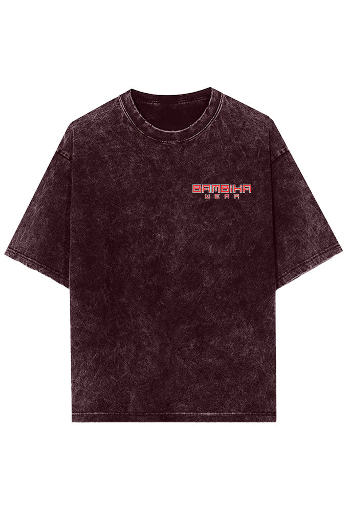 Giga Roar Acid Wash Oversized T-Shirt